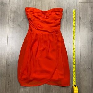 Mango dress - XXS - coral colour